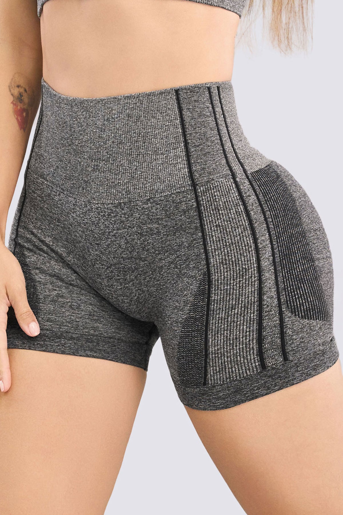 Short Mujer Tejido Sculpt Negro