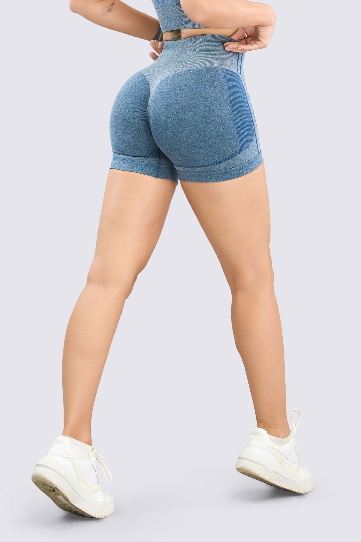 Short Mujer Push Up Azul