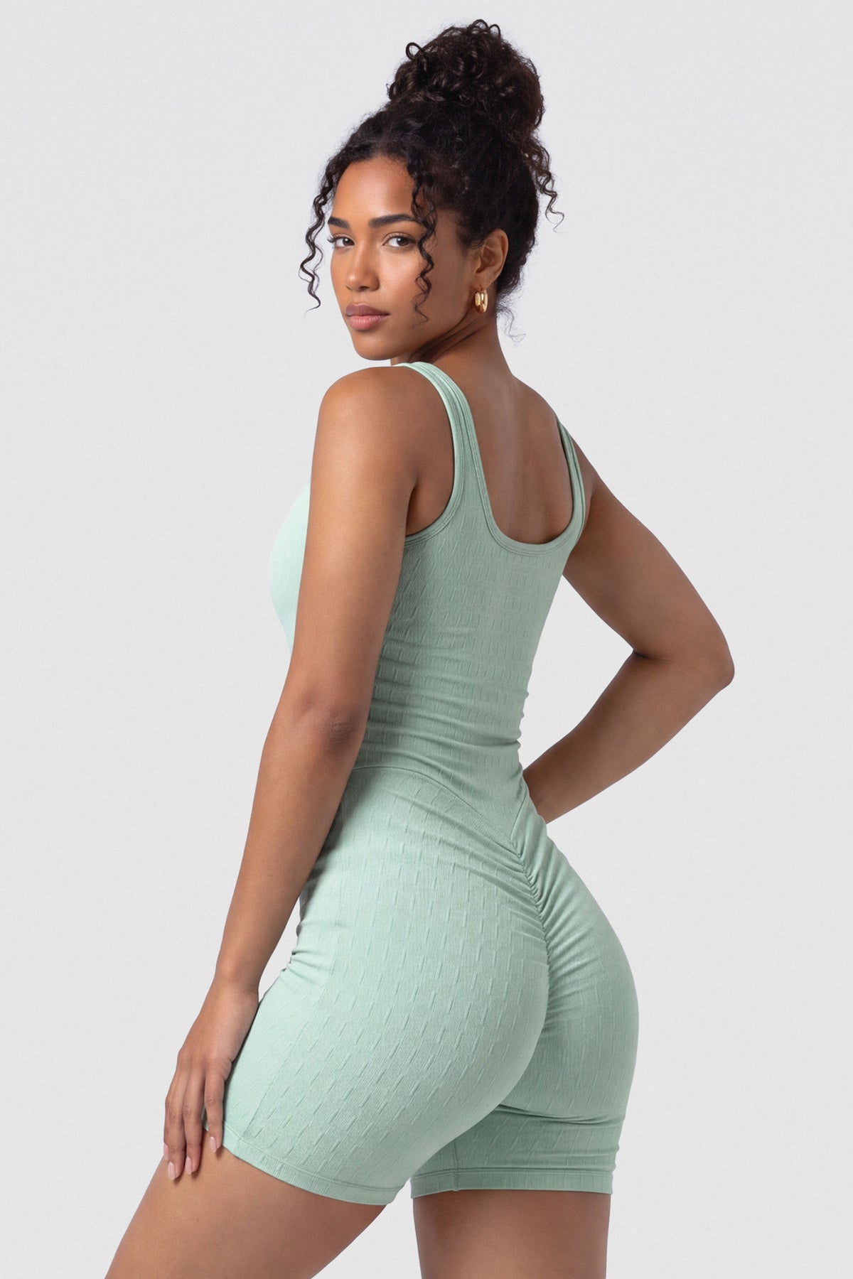 Enterizo Verde Claro Push Up