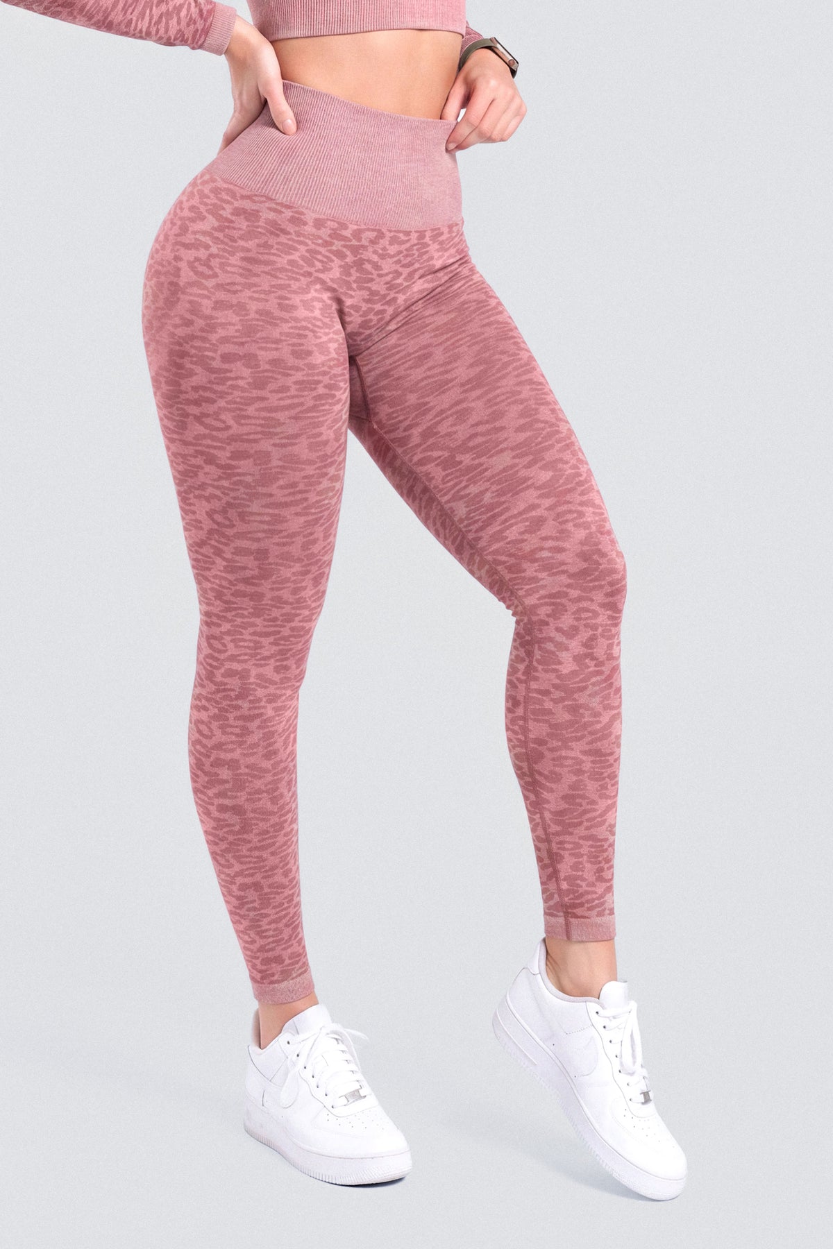 Leggings Mujer Palo de Rosa Tejido Animal Print