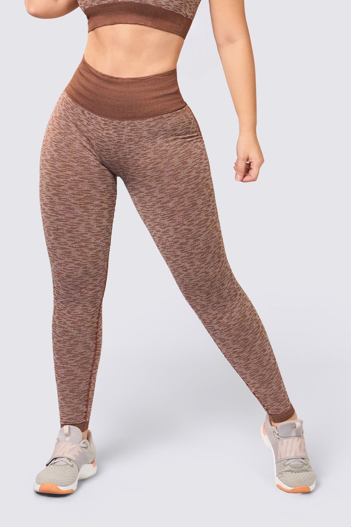 Leggings Café Patrón Animal Print