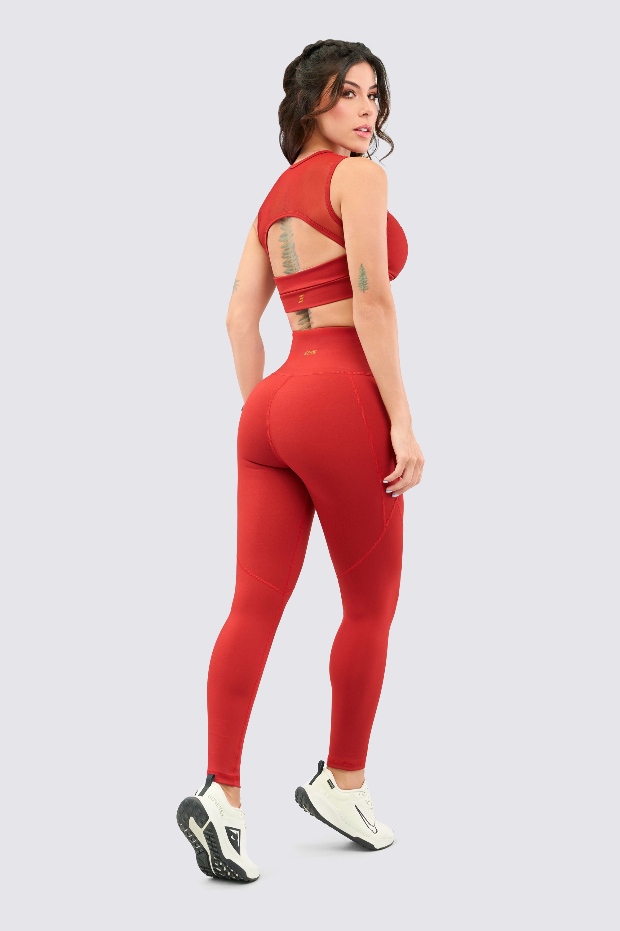 CGW Fusion Mesh Crop Top