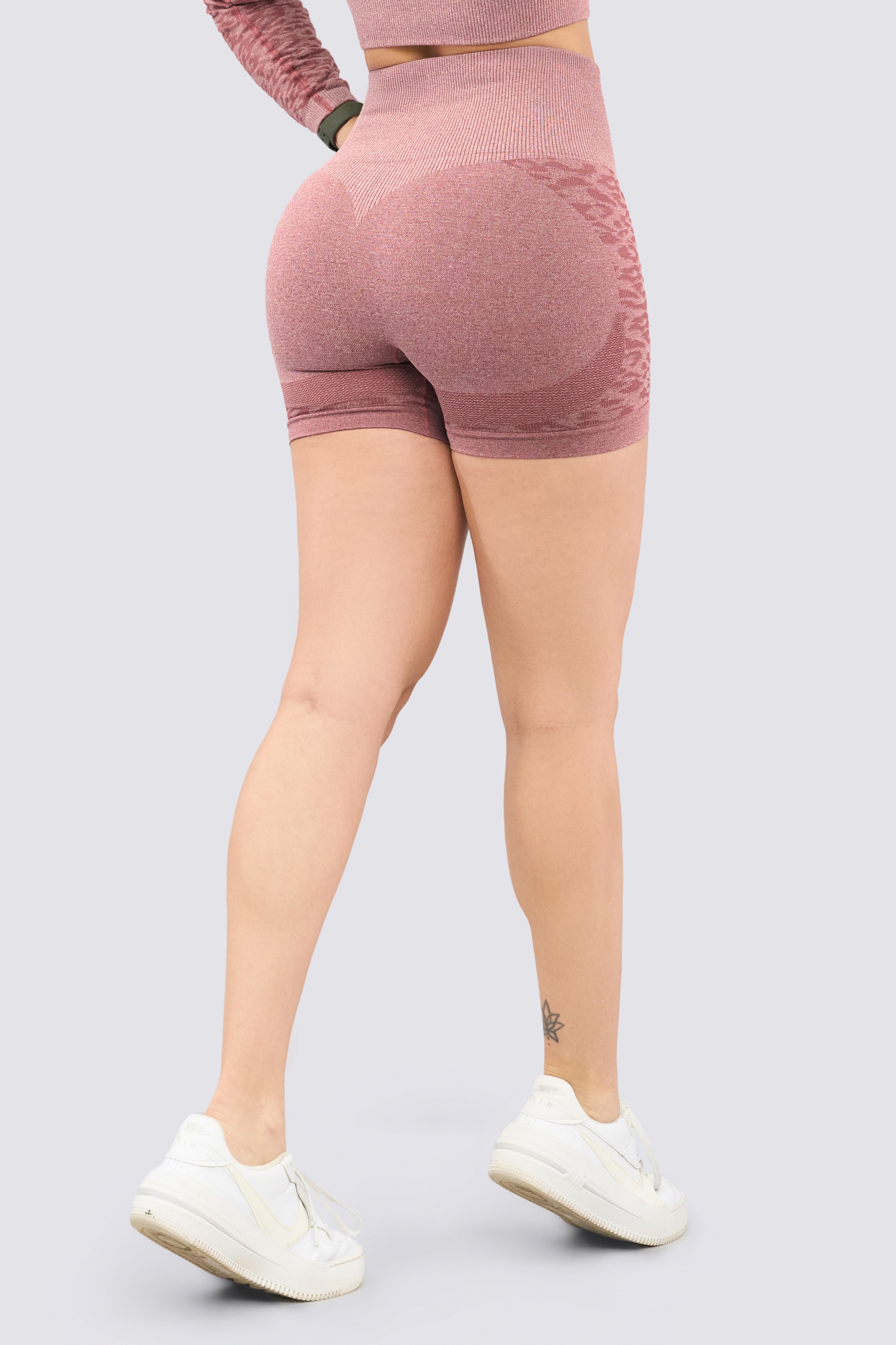 CGW Rosewood Animal Print Seamless Shorts