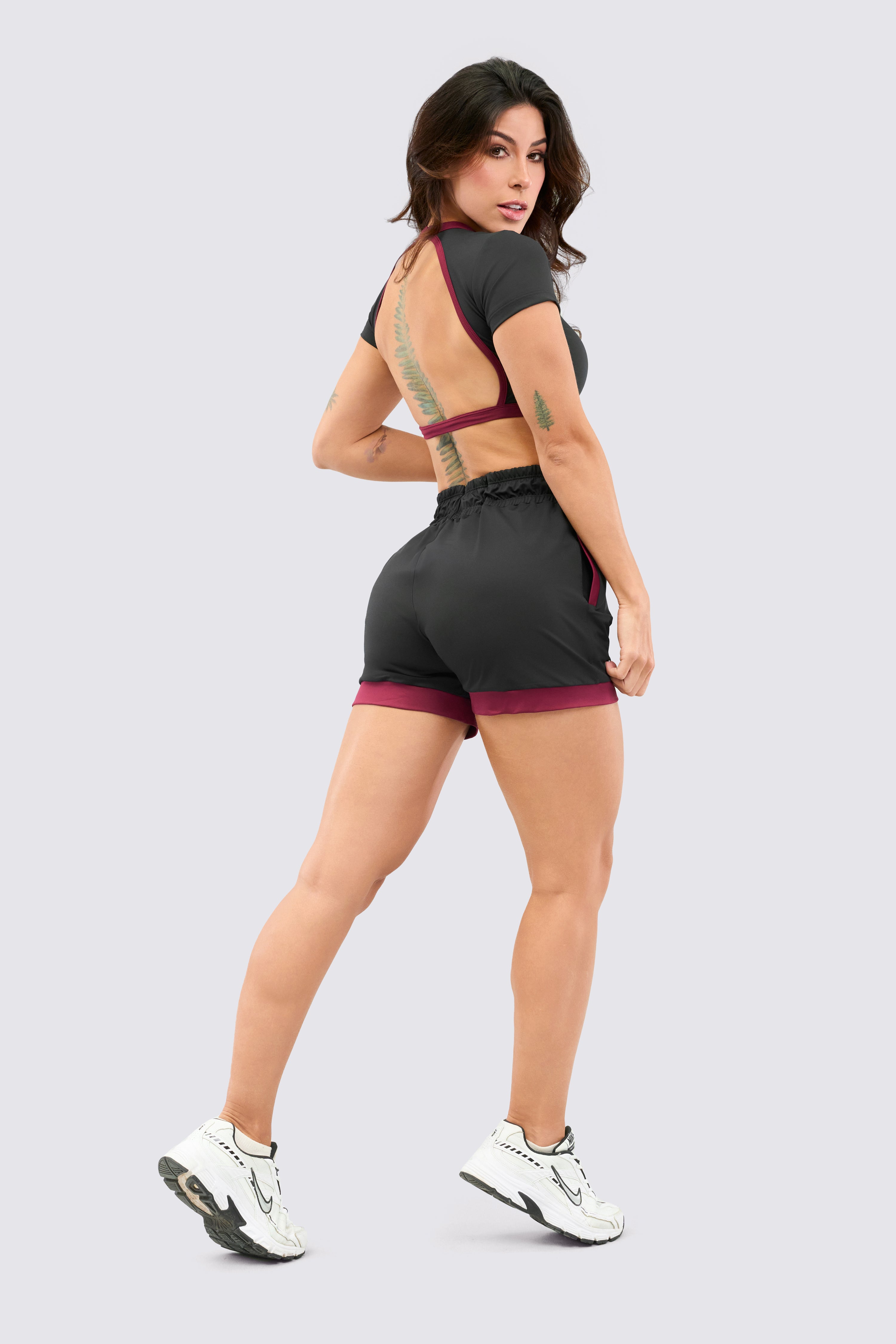 CGW Speed Open Back Crop Top