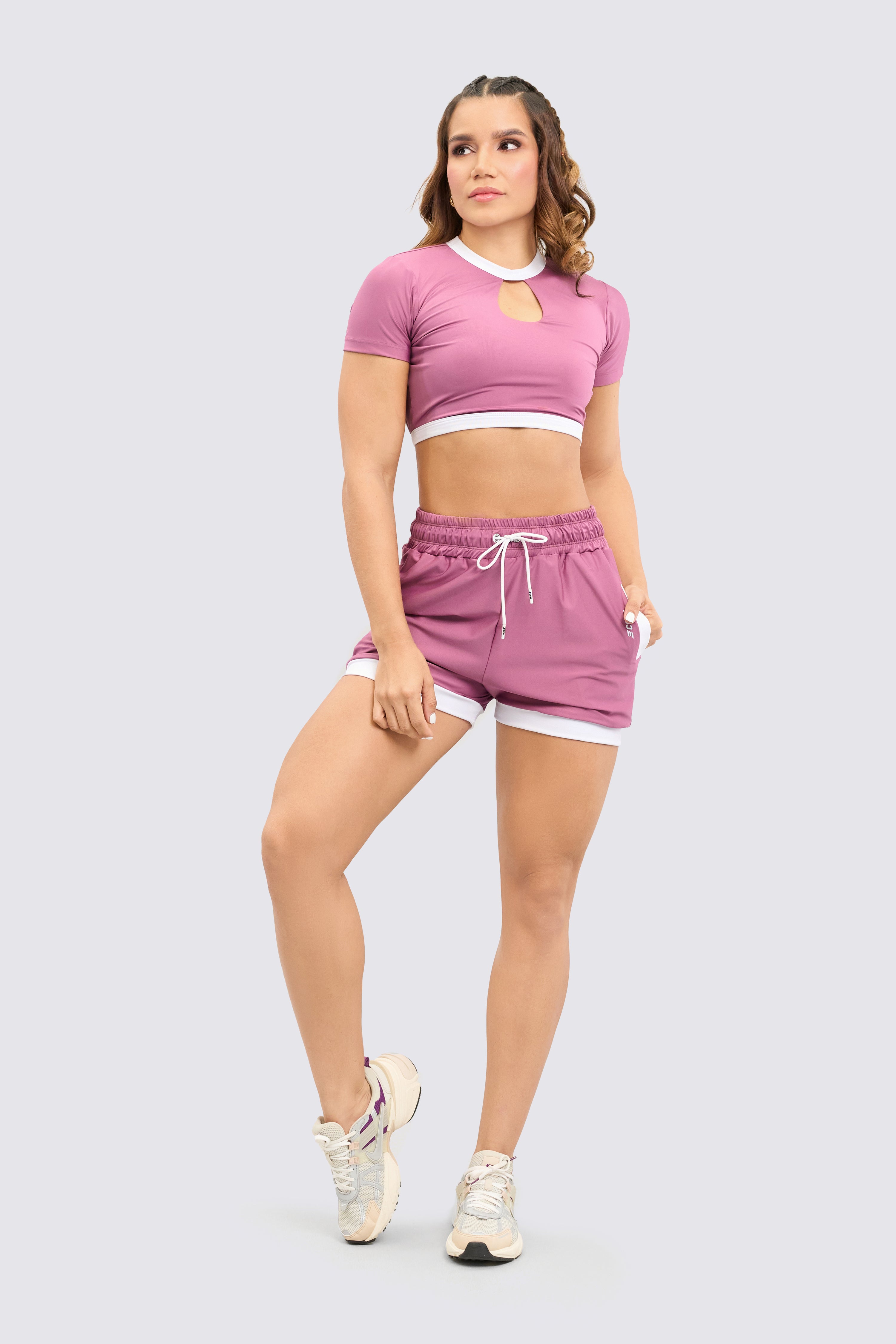 CGW SwiftMove Contrast Crop Top