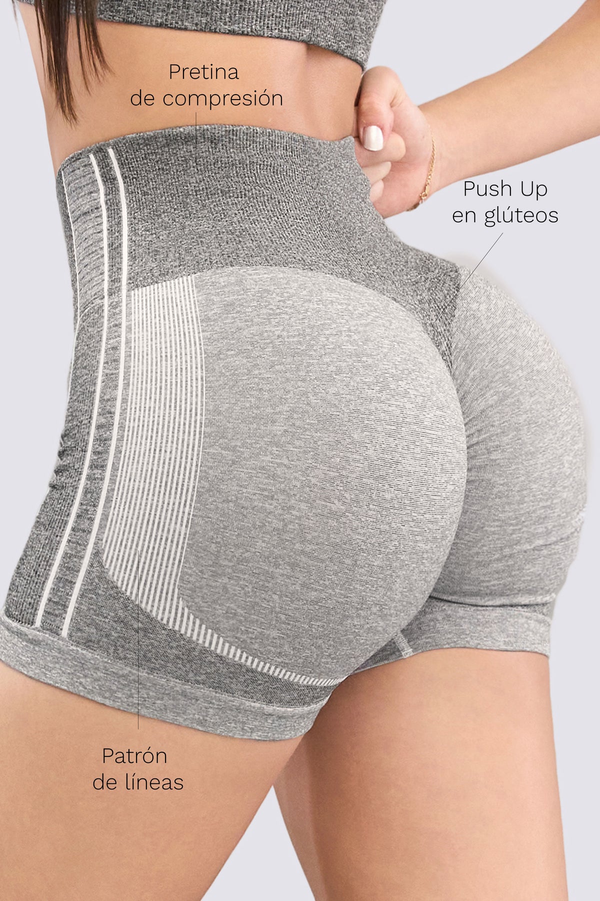 Short Mujer Tejido Sculpt Blanco
