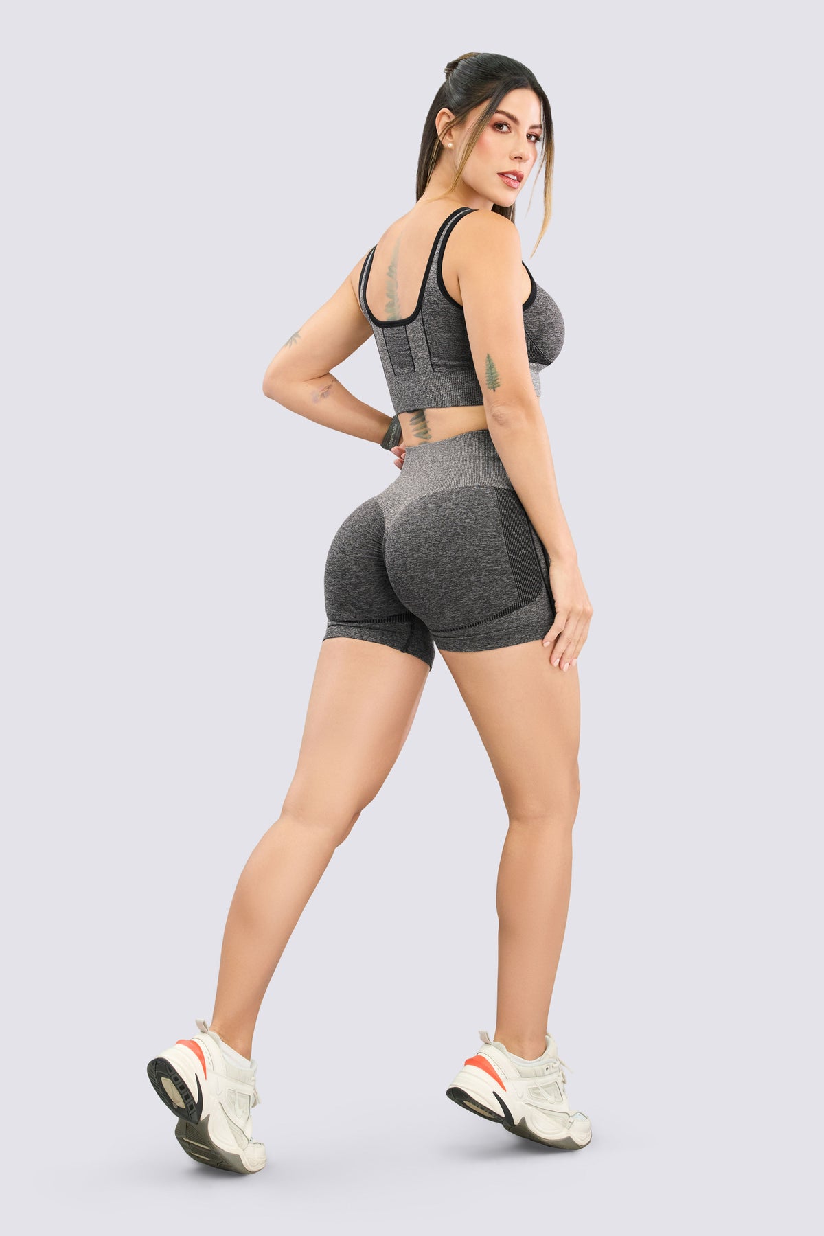 Short Mujer Tejido Sculpt Negro