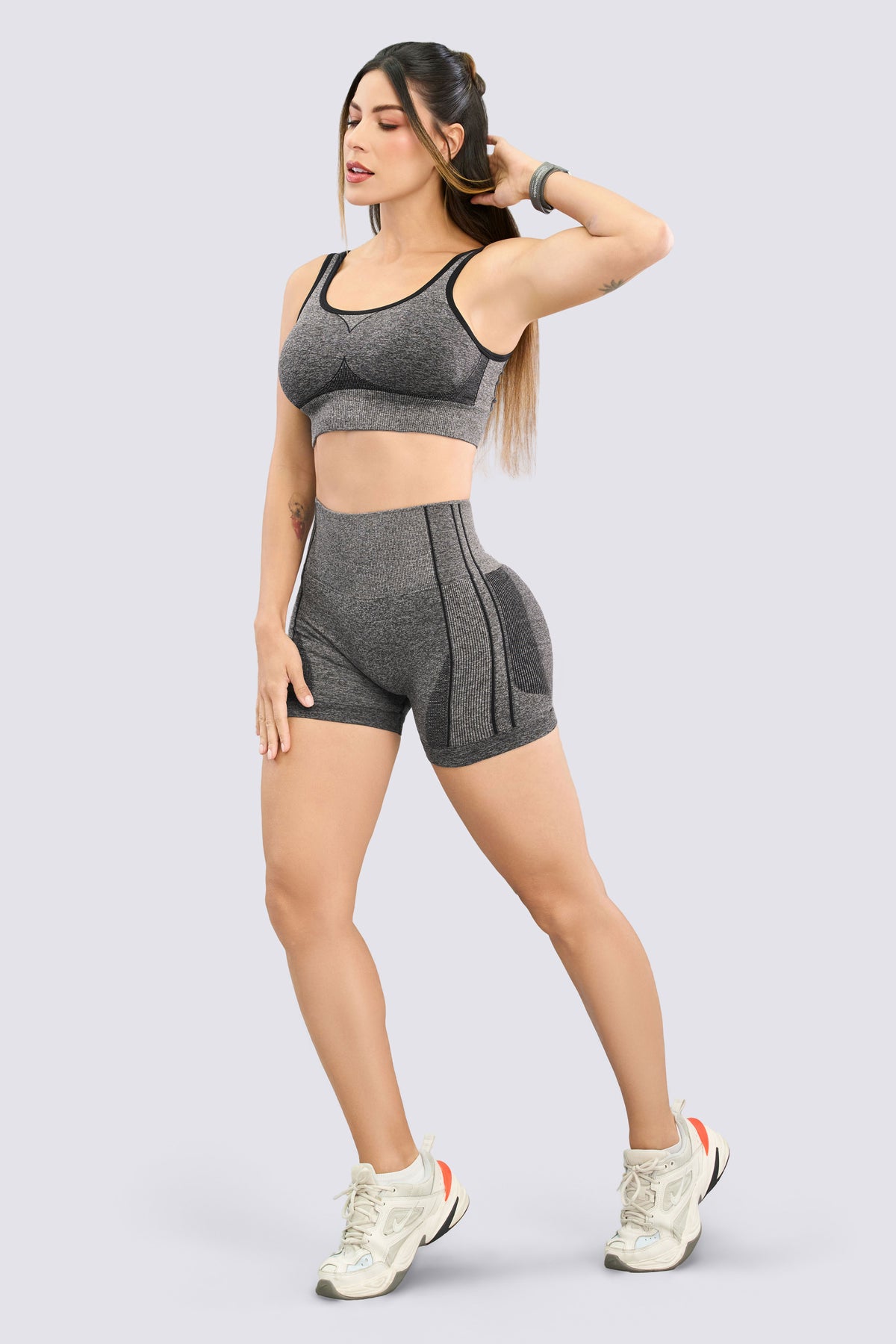 Short Mujer Tejido Sculpt Negro