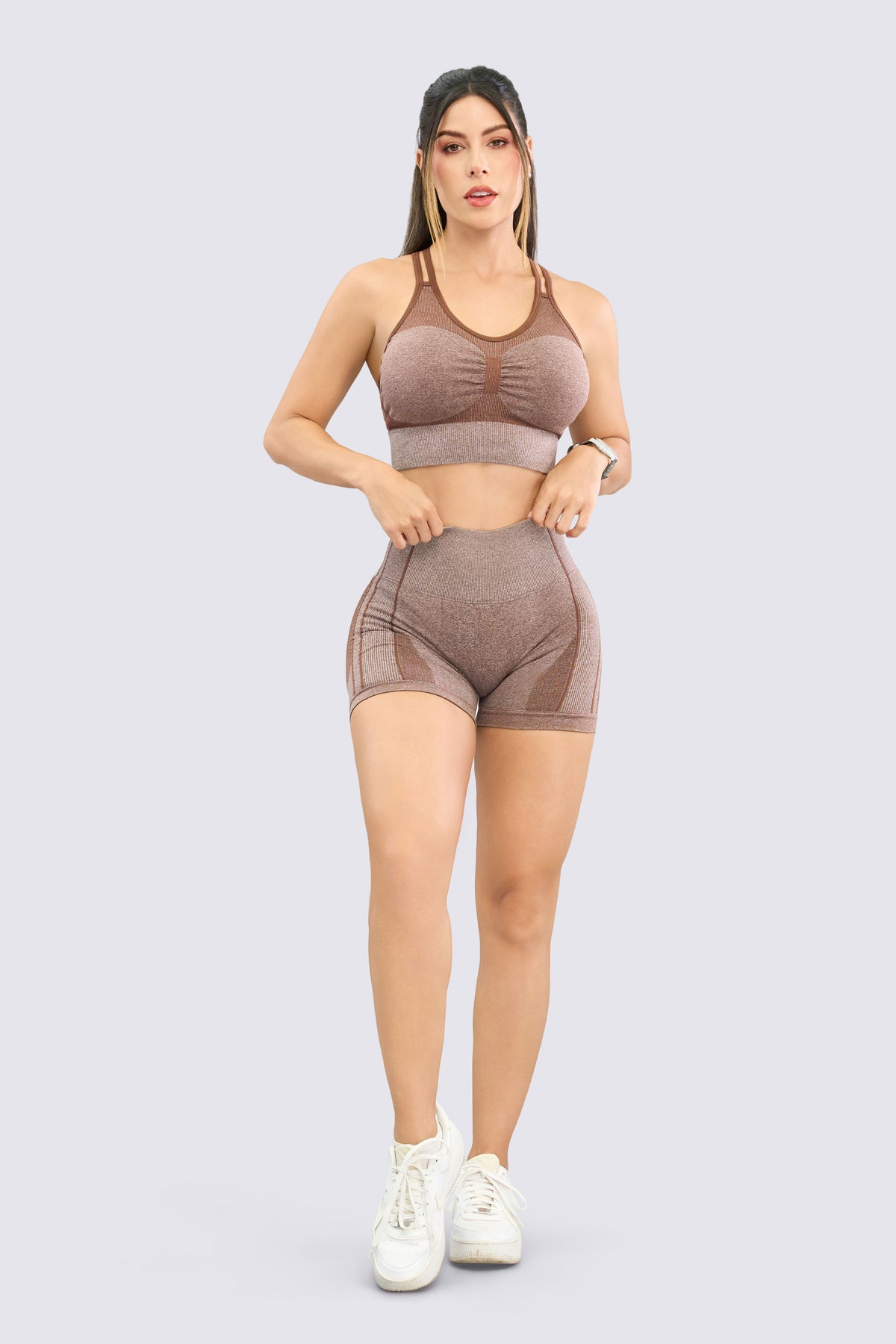 Short Mujer Push Up Mocca
