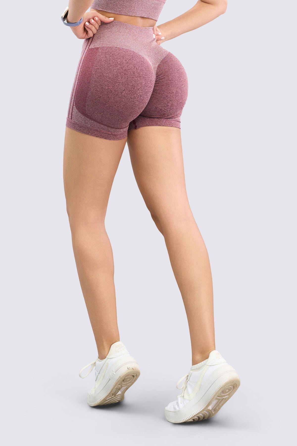 Short Mujer Push Up Vinotinto