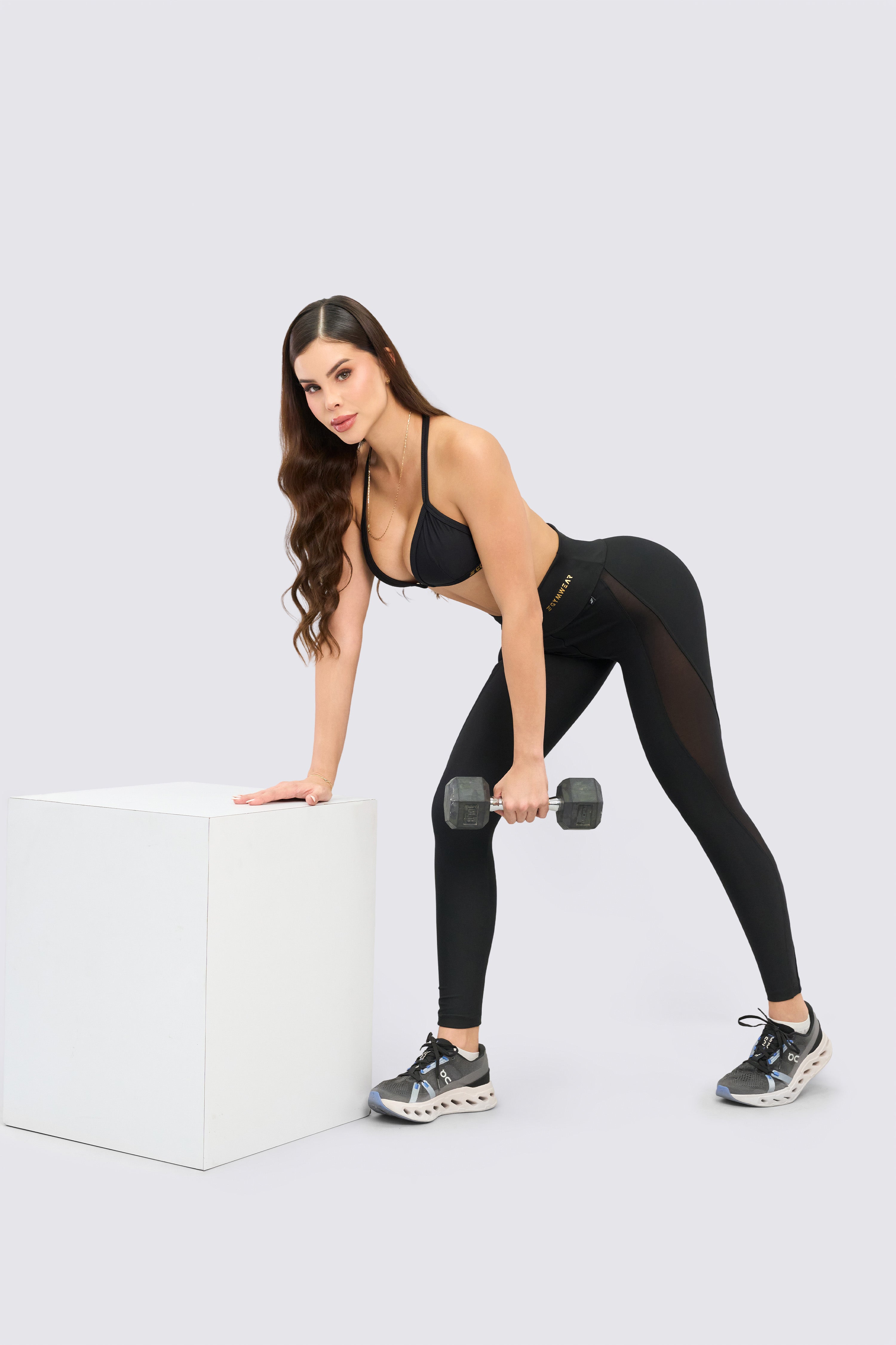 CGW Black Sports Bralette with Front Clasp – Light Support