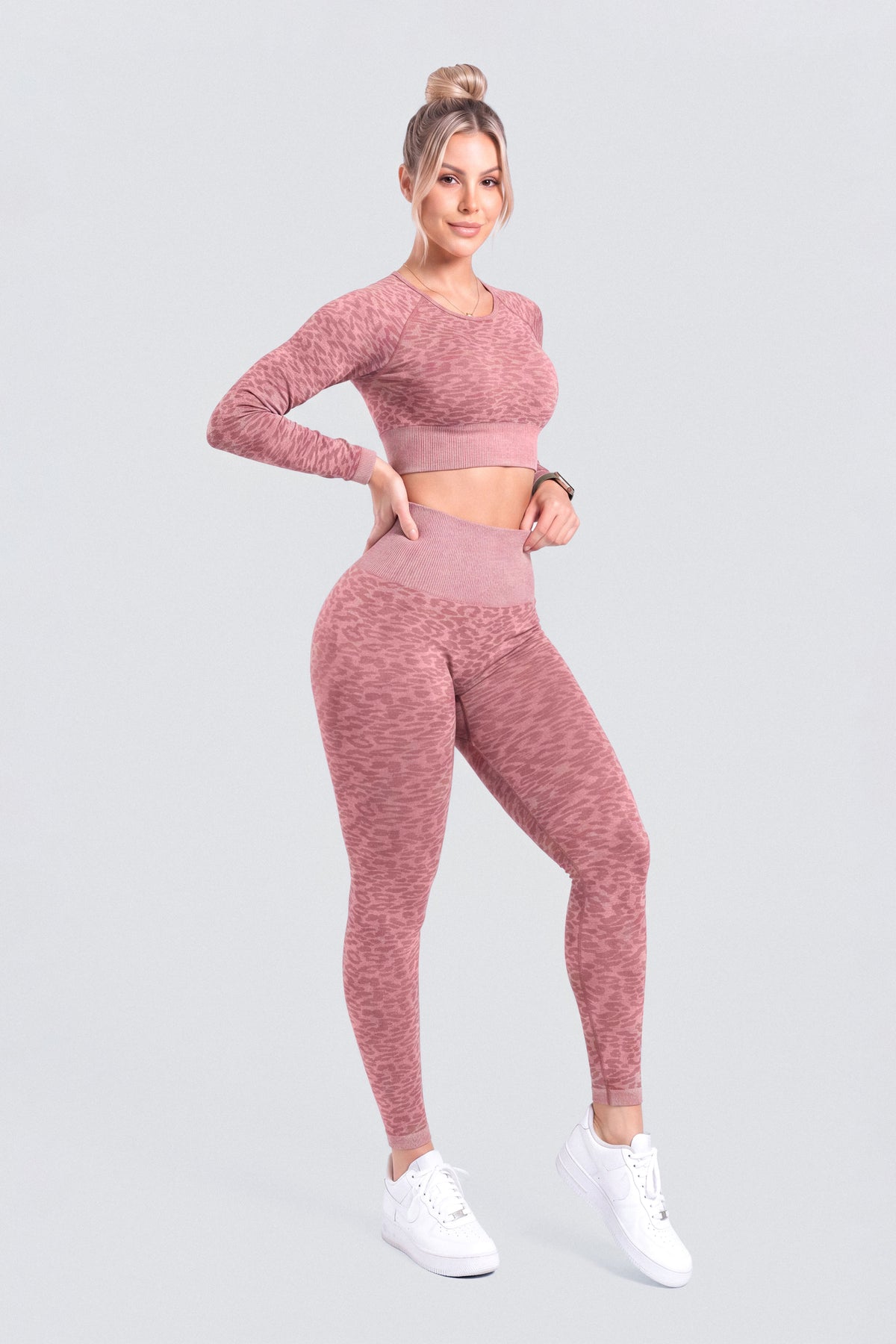 Leggings Mujer Palo de Rosa Tejido Animal Print