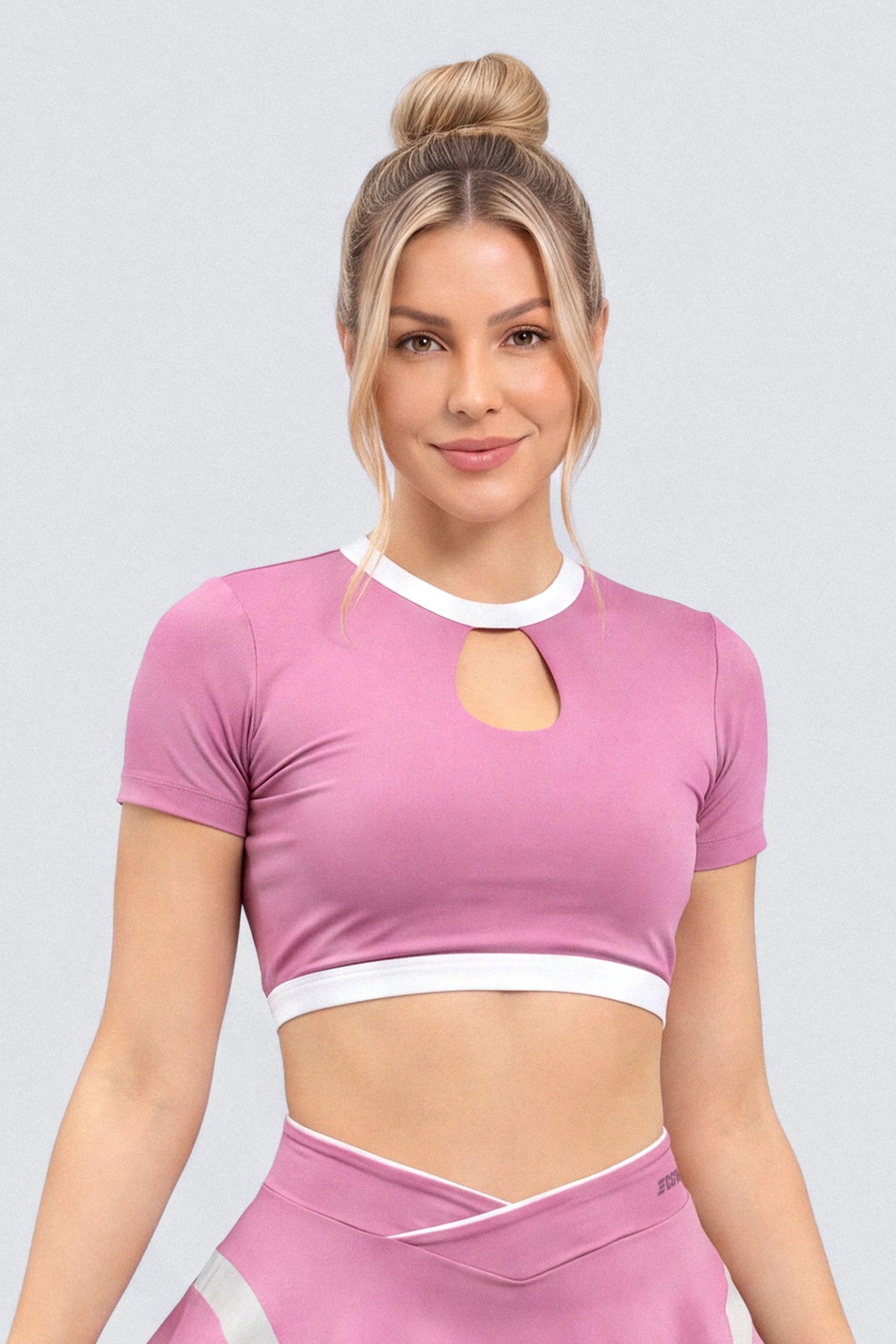 Top Escote en la Espalda Rosado