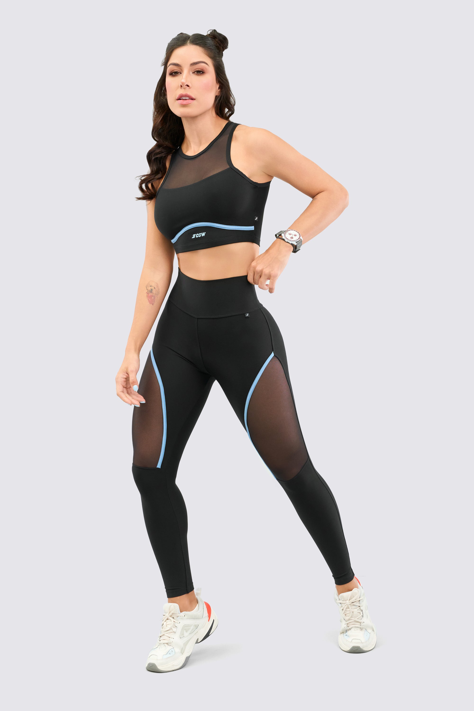 CGW Lifting Crop Top – Aqua Edition