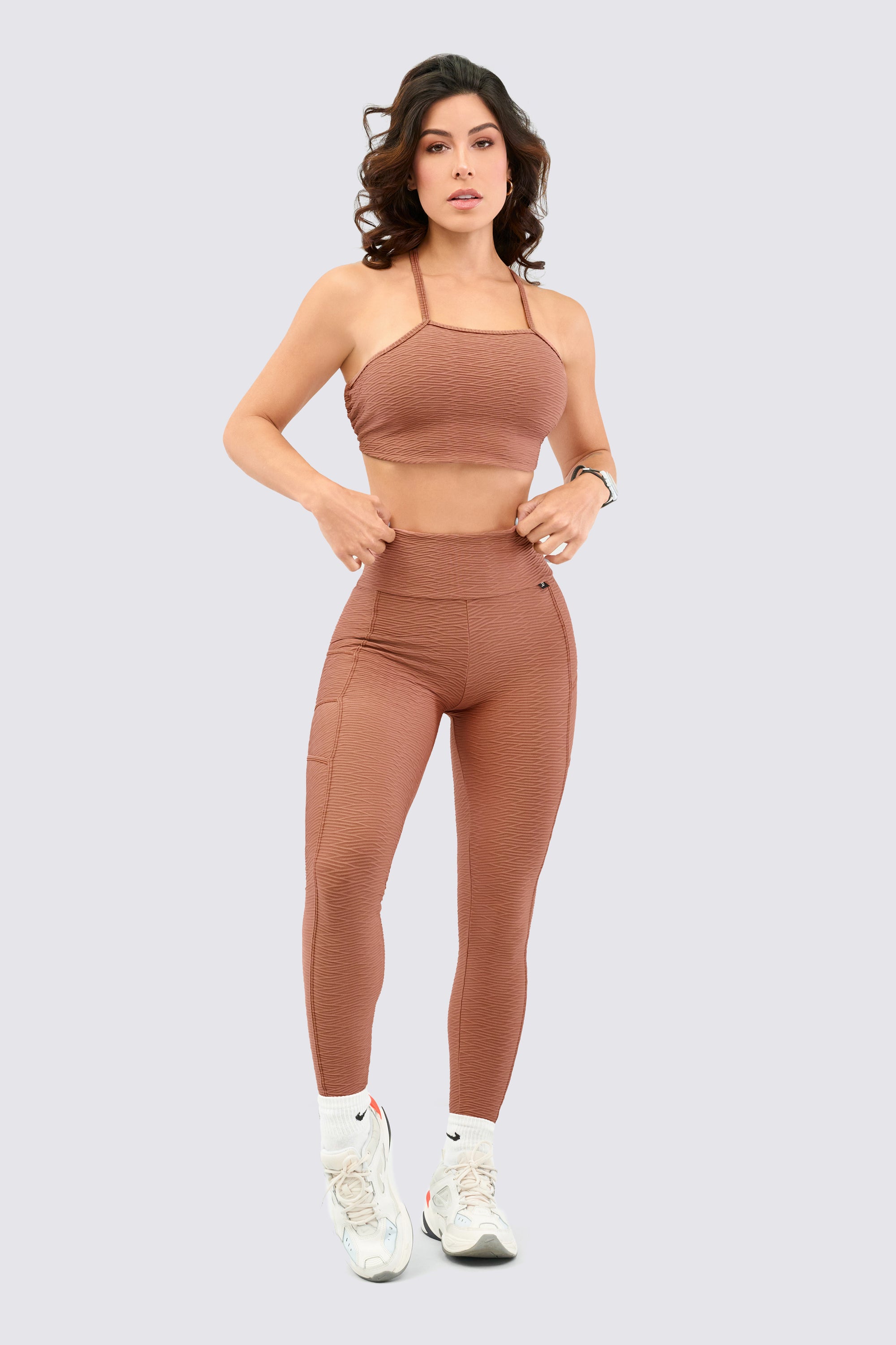 CGW Strappy Wave Sports Bra- Light Support